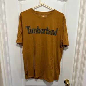 Timberland brown box logo shirt XL